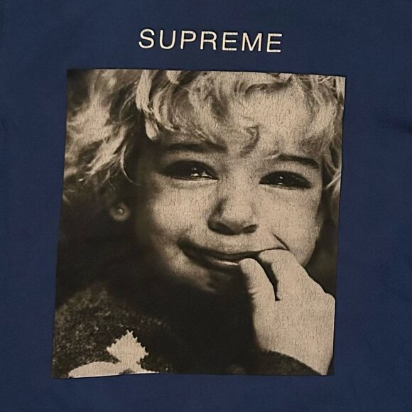 Supreme fw15 Crybaby tee shirt Blue - Picture 2 of 3